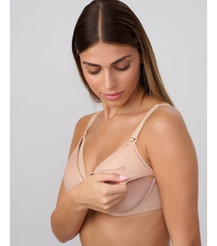 חזיית הנקה מריפוד ספייסר קל עם ברזלים 
