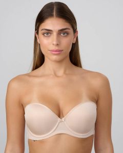 חזיית סטרפלס מרופדת עם ברזלים